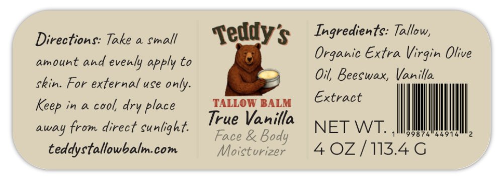 True Vanilla Tallow Balm