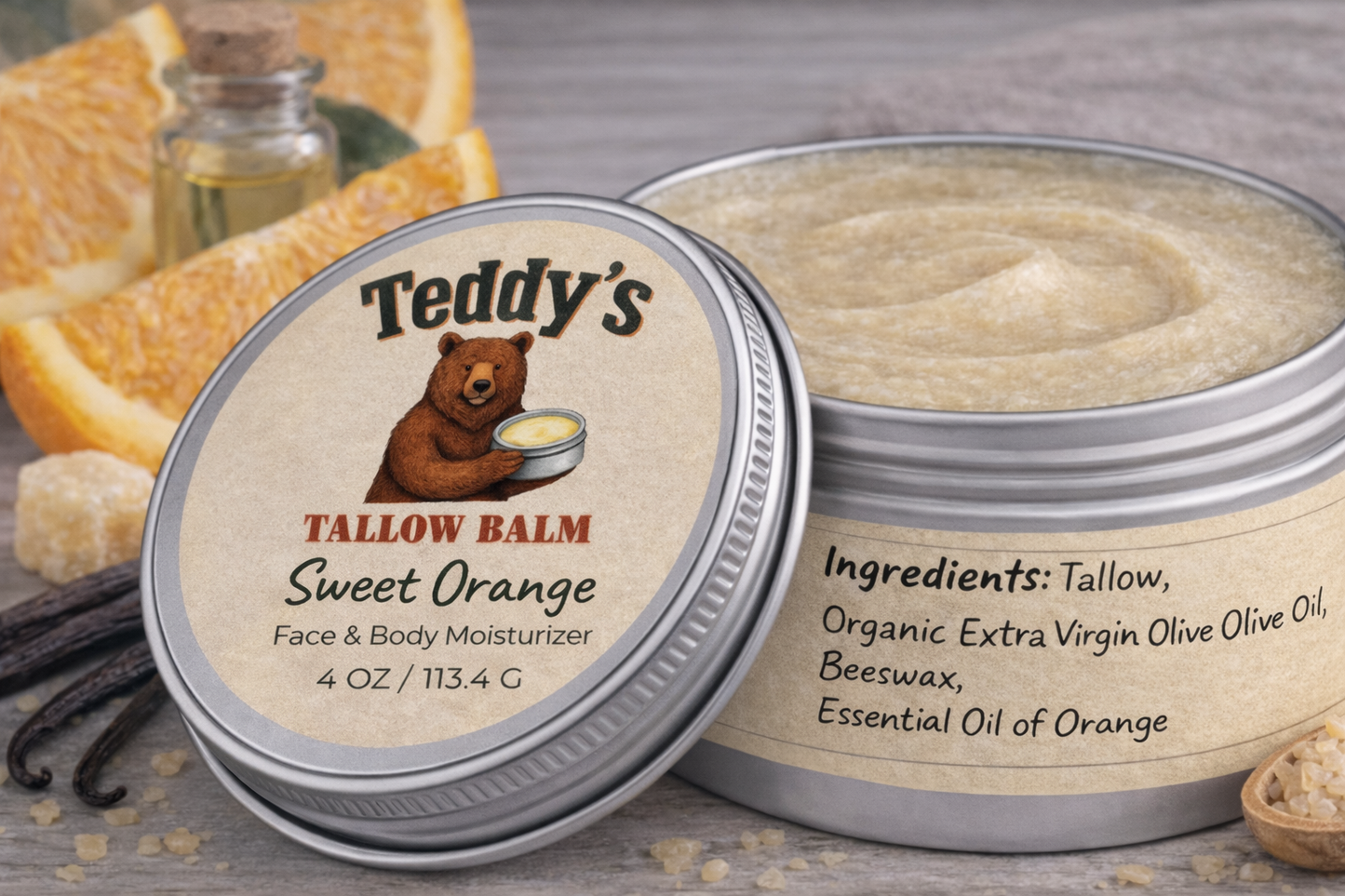 Sweet Orange Tallow Balm