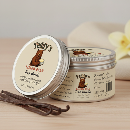 True Vanilla Tallow Balm mockup